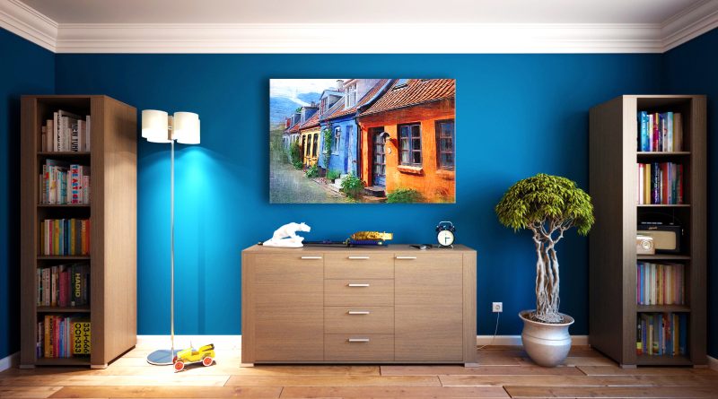 plakat w salonie